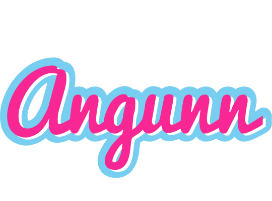 Angunn popstar logo