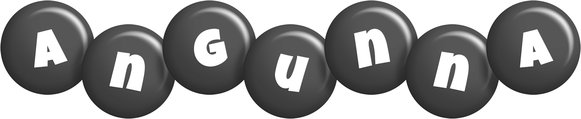 Angunna candy-black logo