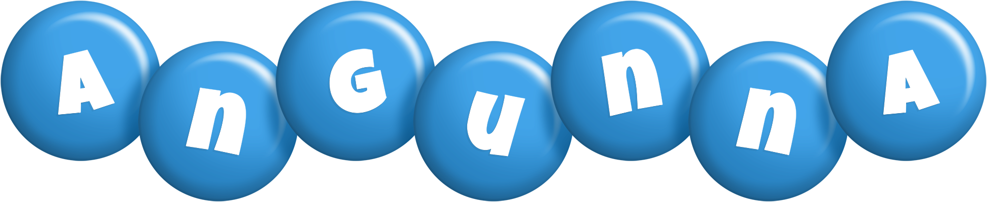 Angunna candy-blue logo