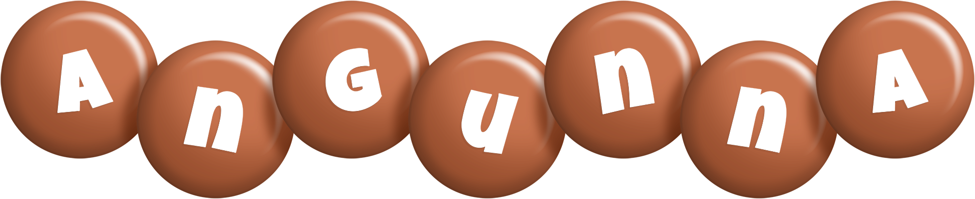 Angunna candy-brown logo