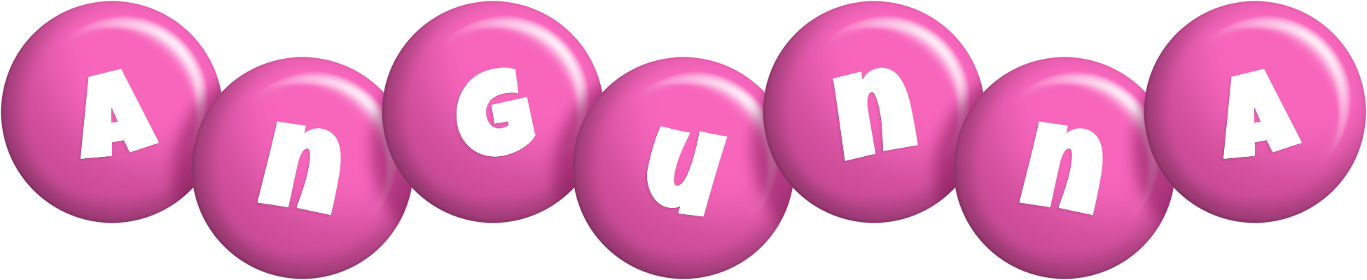 Angunna candy-pink logo
