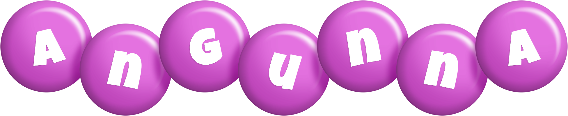 Angunna candy-purple logo