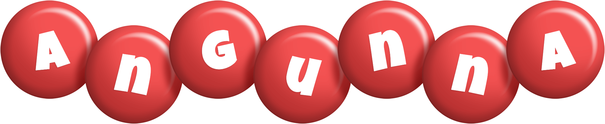 Angunna candy-red logo