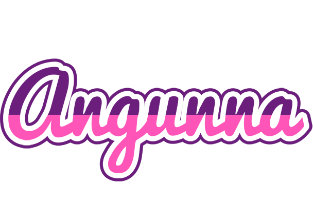 Angunna cheerful logo