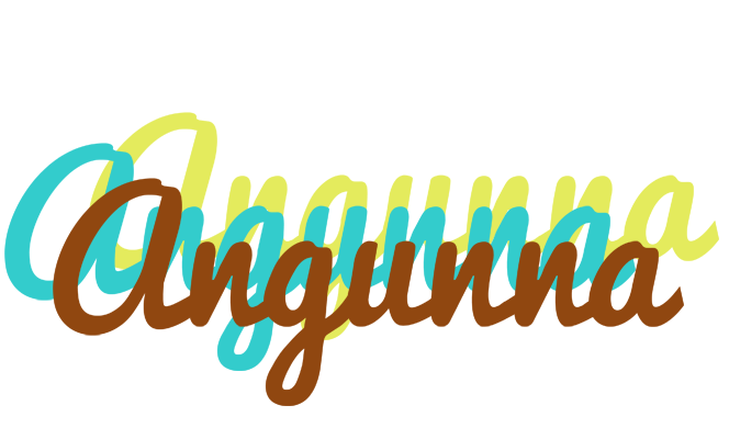 Angunna cupcake logo