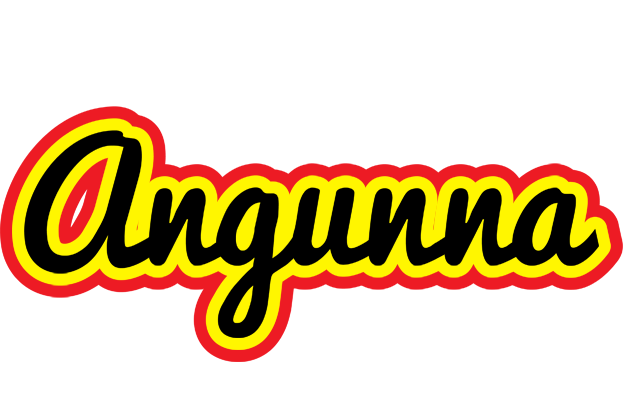 Angunna flaming logo