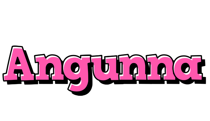 Angunna girlish logo