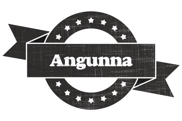 Angunna grunge logo