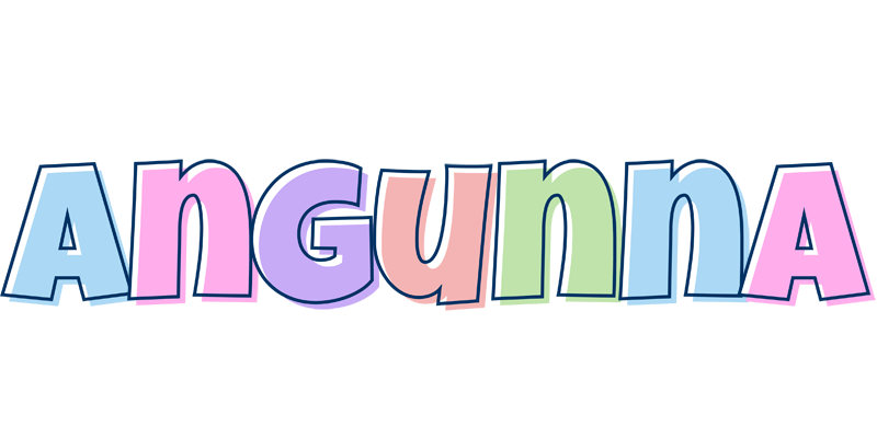 Angunna pastel logo