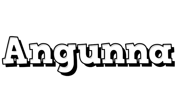 Angunna snowing logo