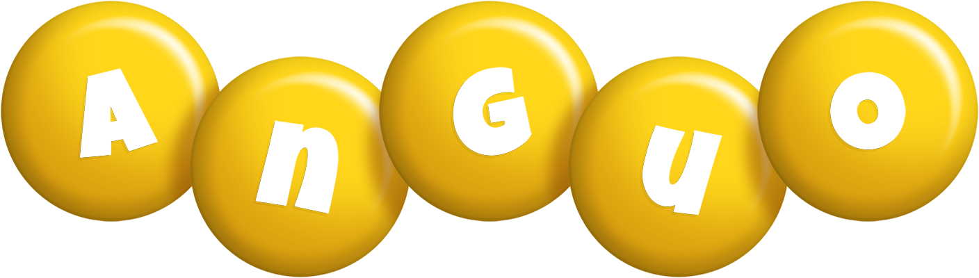 Anguo candy-yellow logo