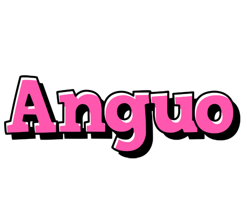 Anguo girlish logo