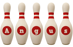 Angus bowling-pin logo