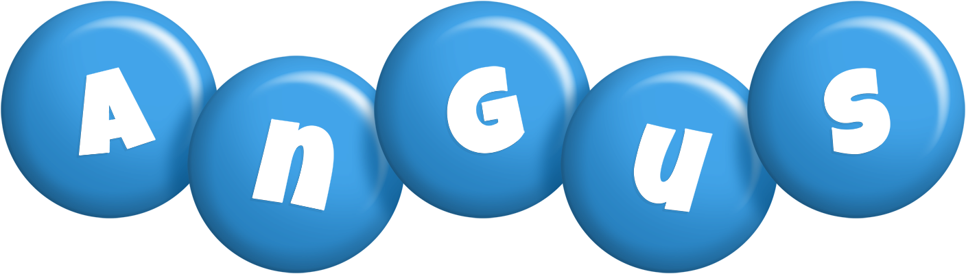 Angus candy-blue logo