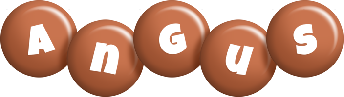Angus candy-brown logo