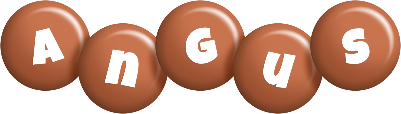 Angus candy-brown logo