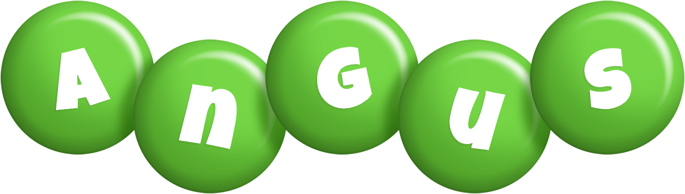 Angus candy-green logo