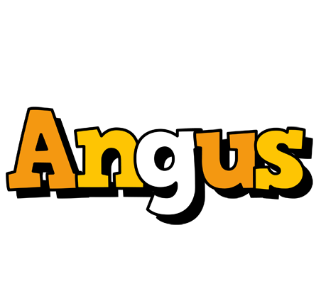 Angus cartoon logo