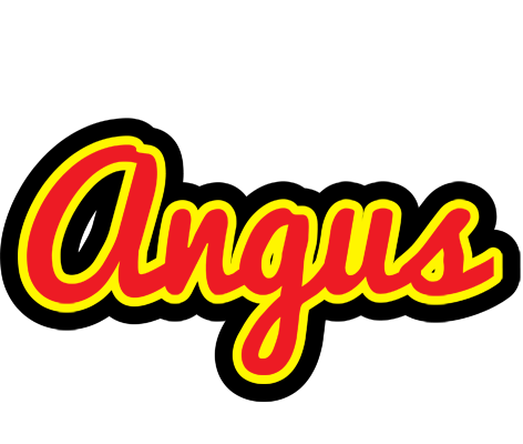 Angus fireman logo