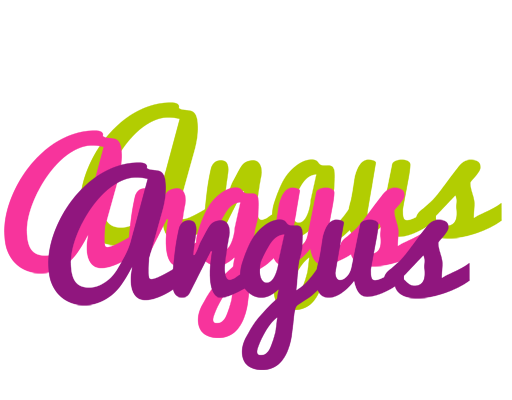 Angus flowers logo