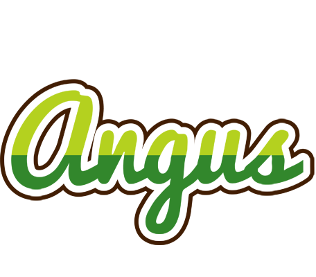 Angus golfing logo