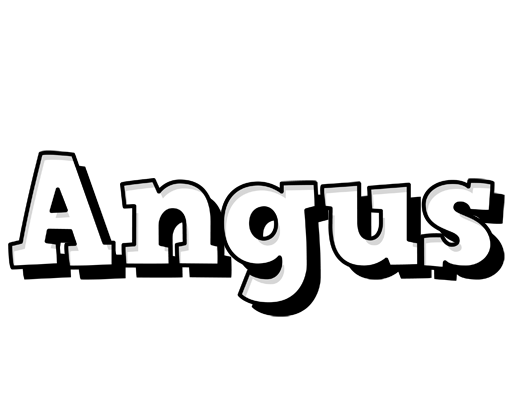 Angus snowing logo