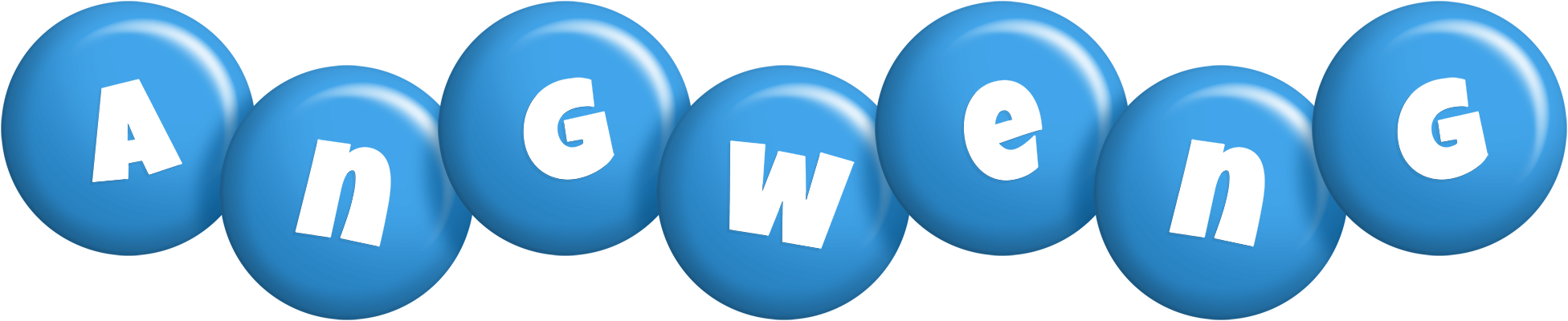 Angweng candy-blue logo
