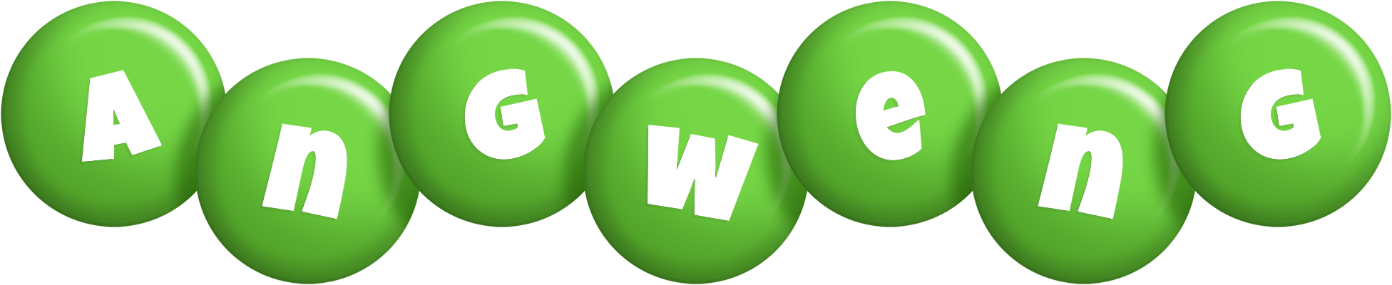 Angweng candy-green logo