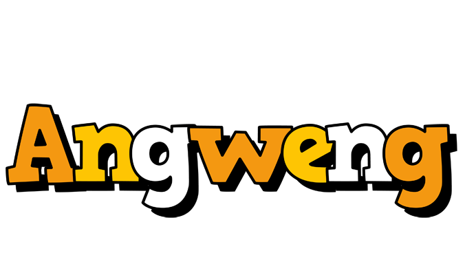 Angweng cartoon logo
