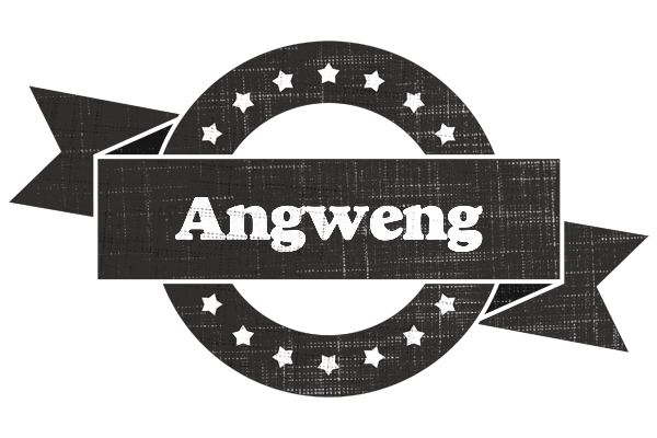 Angweng grunge logo