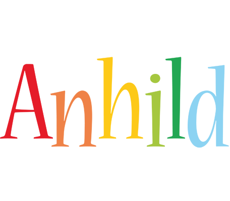 Anhild birthday logo