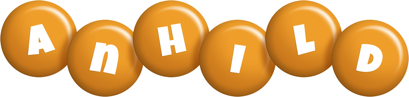 Anhild candy-orange logo
