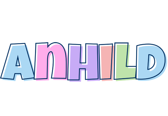 Anhild pastel logo