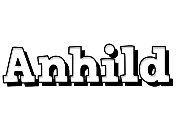 Anhild snowing logo