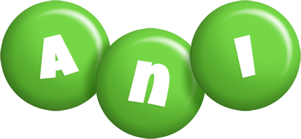 Ani candy-green logo