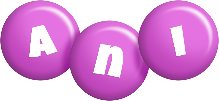 Ani candy-purple logo