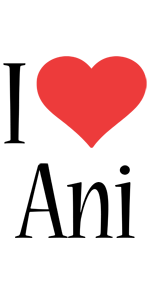 Ani i-love logo