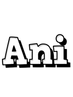 Ani snowing logo