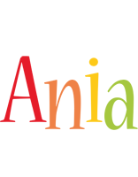 Ania birthday logo