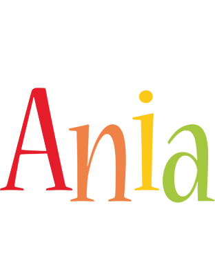 Ania birthday logo