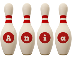 Ania bowling-pin logo