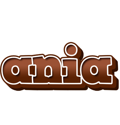 Ania brownie logo