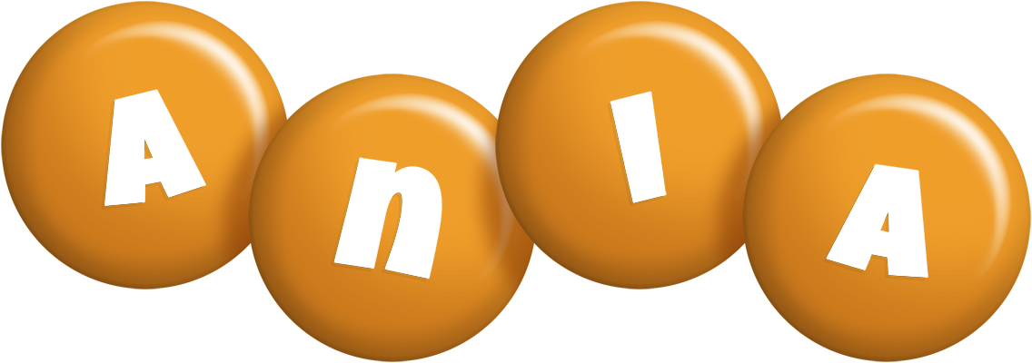 Ania candy-orange logo