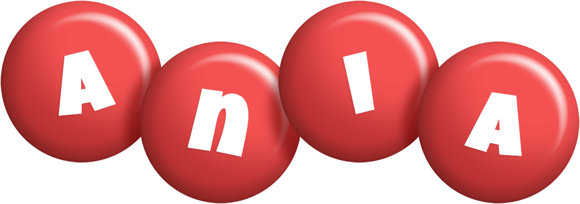 Ania candy-red logo