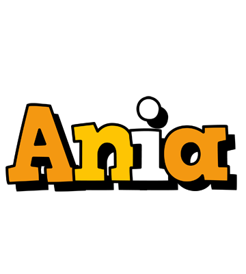 Ania cartoon logo