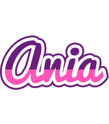 Ania cheerful logo