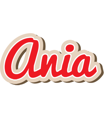 Ania chocolate logo