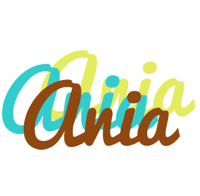 Ania cupcake logo