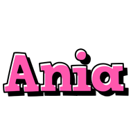 Ania girlish logo