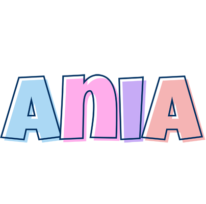 Ania pastel logo